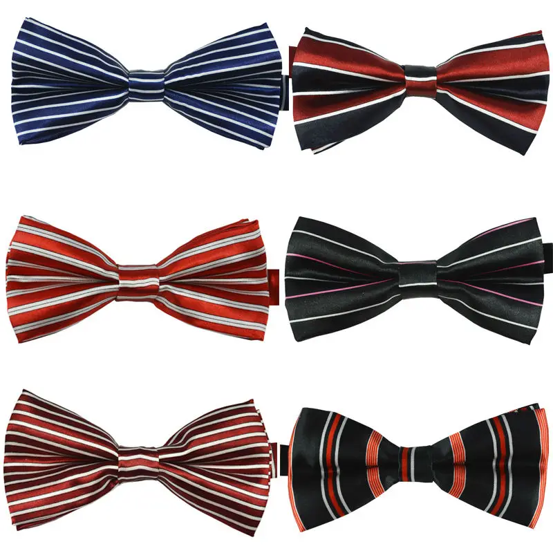 NEW Man's Classic Bowtie  Fashion Neckwear Adjustable Men Wedding Bow Tie Polyester Bowties for man Free Shipping