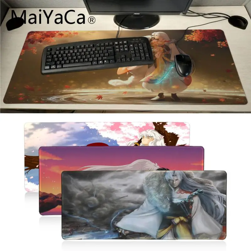 

Maiyaca Custom Skin inuyasha Japan anime Customized MousePads Computer Laptop Anime Mouse Mat Creative desk Mat Gaming Mouse pad
