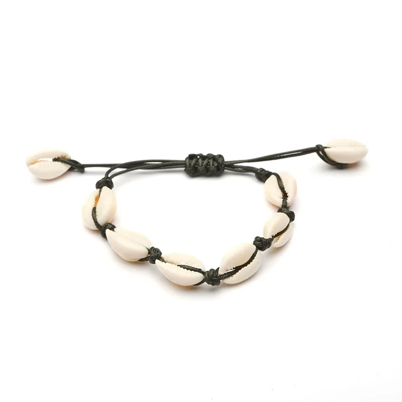 

JCYMONG Bohemian Cowrie Shell Bracelets For Women 5 Color Rope Chain Bracelets 2019 New Beach Delicate Bracelet Fashion Jewelry