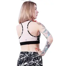 

Women Cross Sports Bra Sexy Sportswear Top Fitness Feminino Academia Yoga Sport Bras Plus Size Lady Running Push Up Gym Workout