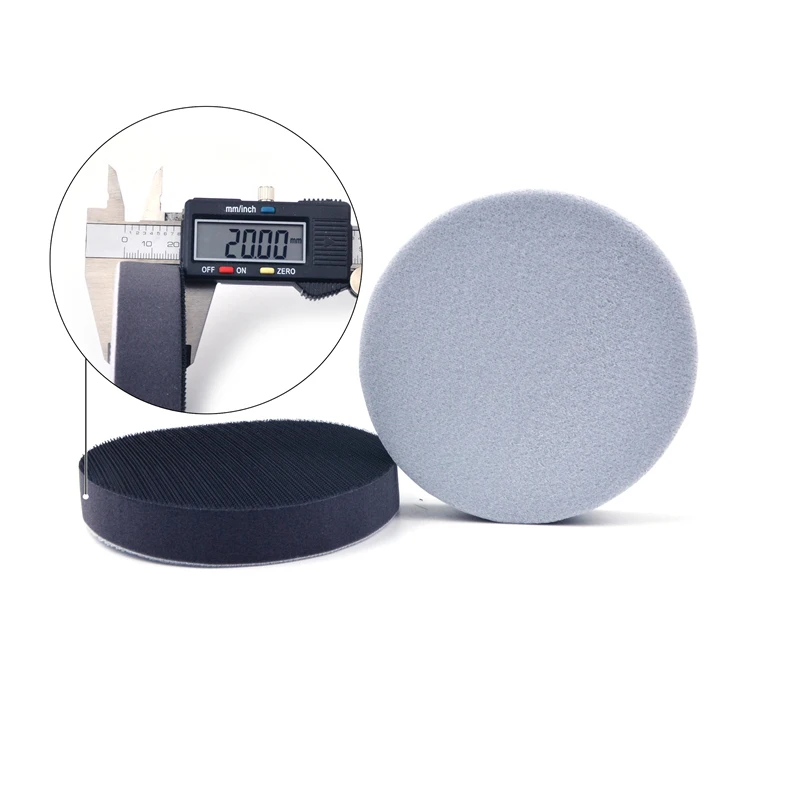  POLIWELL 5 Inch 125 mm Thickened Soft Sponge Interface Pad for Hook and Loop Sanding Disc Backing B
