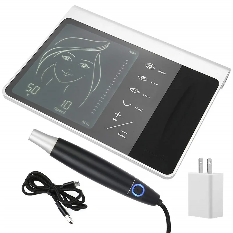 Permanente a Linha dos Lábios Linha dos Olhos com Painel Atuagem Sobrancelhas Maquiagem Touch Screen 10 Cheap Pistola para tatuagem
