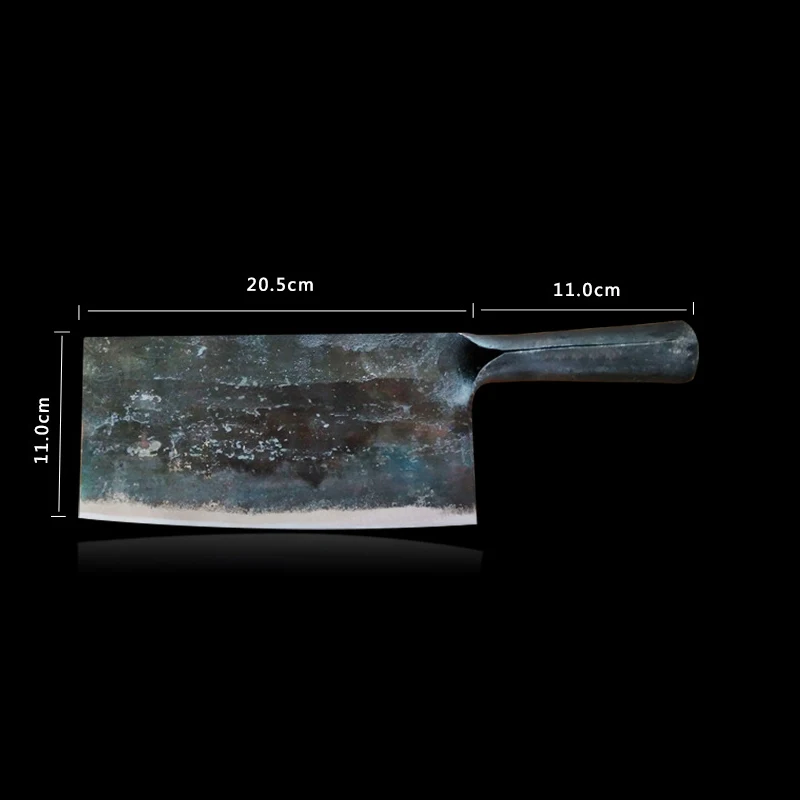 1Pcs Pure Handmade integrally formed manganese steel kitchen knife slicing knife handle bone knife - Image 5