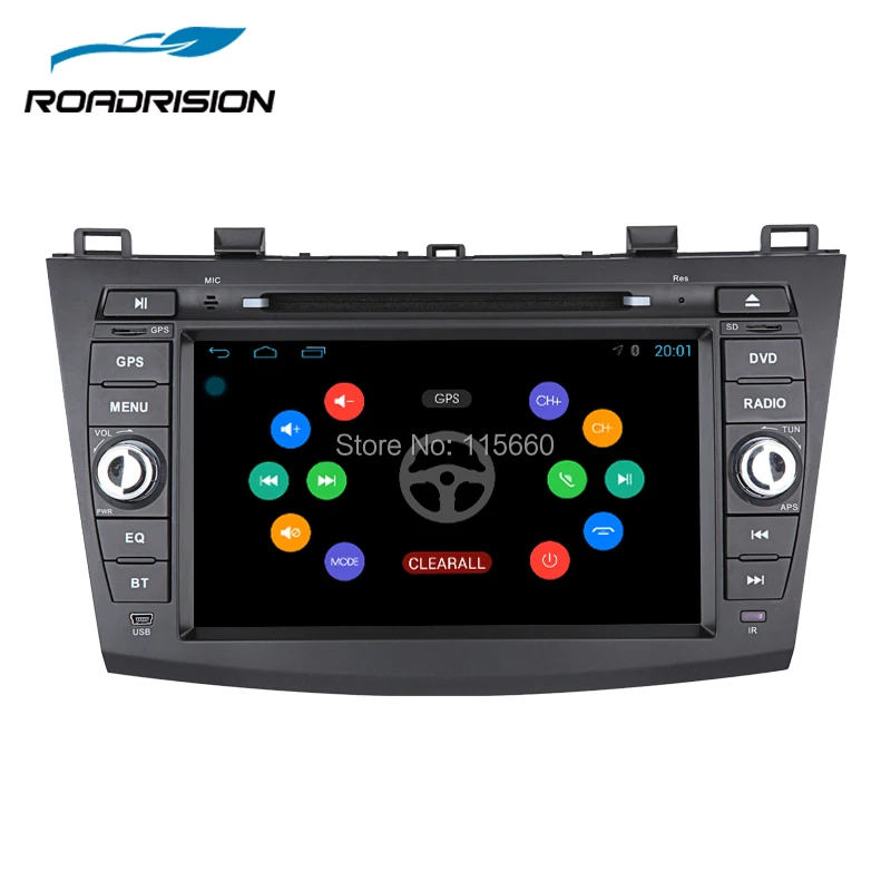RoadRision Android 6 0 автомобильный DVD для Mazda 3 2010 2013 центральный мультимедийный wi fi радио