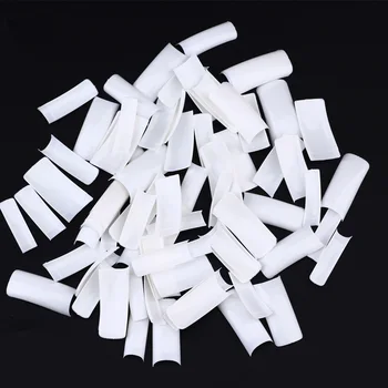 

100Packs/lot 500 White Square French False Nail Art Tips Acrylic Nails Hot Selling Wholesale SKU:A0001XXX