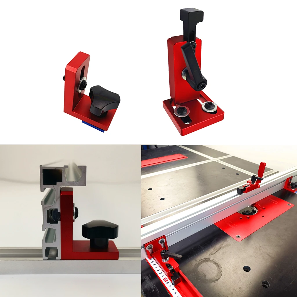 Miter Track Stop for T-Slot T-Tracks DIY Woodworking Tools Manual 45-Type