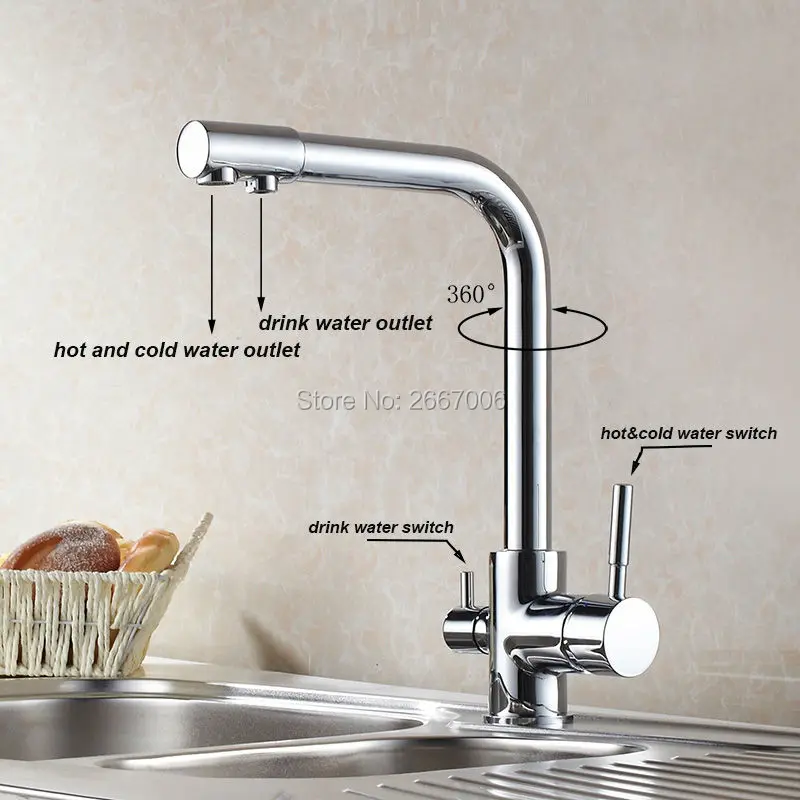 Gizero Drink Water Faucet Kitchen Purifier Faucet Filter Taps