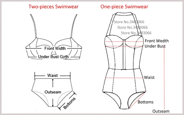 swimwear size