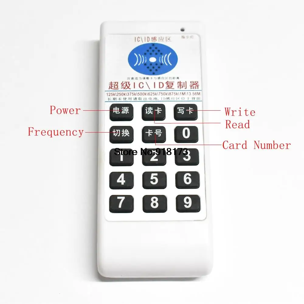 NFC RFID 13.56 мГц 125 кГц IC ID Копиры Дубликатор Cloner читатель, писатель 9 частоты+ 5 шт. 125 кГц EM4305 записываемый теги и карты