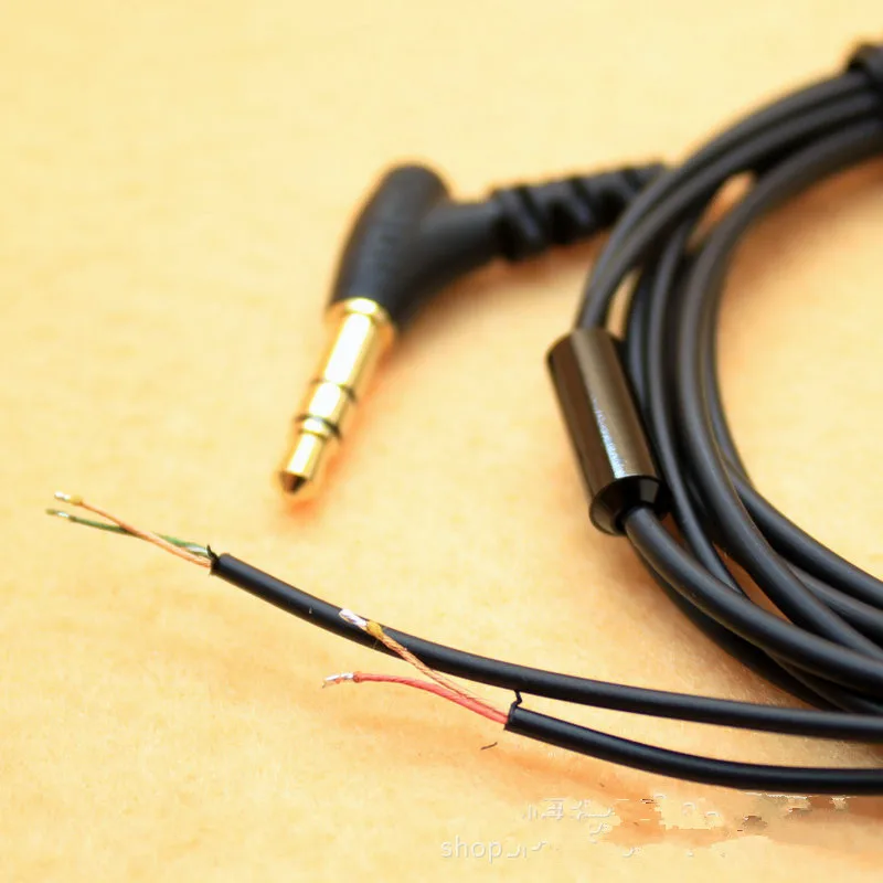 10 pcs DIY Earphone Cable Headphones accessories 120 degrees Headset 3 5MM 14 core Headphone for DIY Earphone