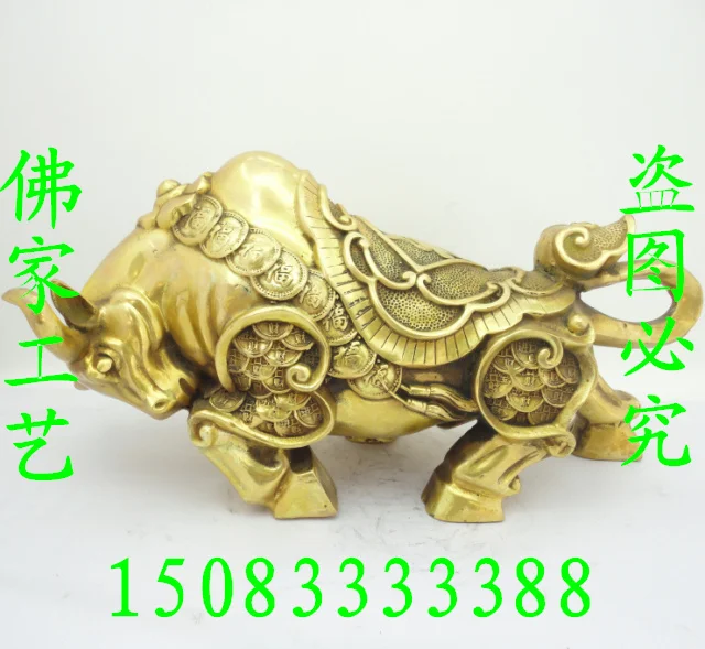 

Bronze statue copper cattle decoration zodiac cattle Large topnew lucky Bronze crafts
