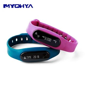

MYOHYA Smart Wristband Sports Tracker Bracelet Heart Rate Blood Pressure Mood Detecter Waterproof Smartband Stand Time 20 days
