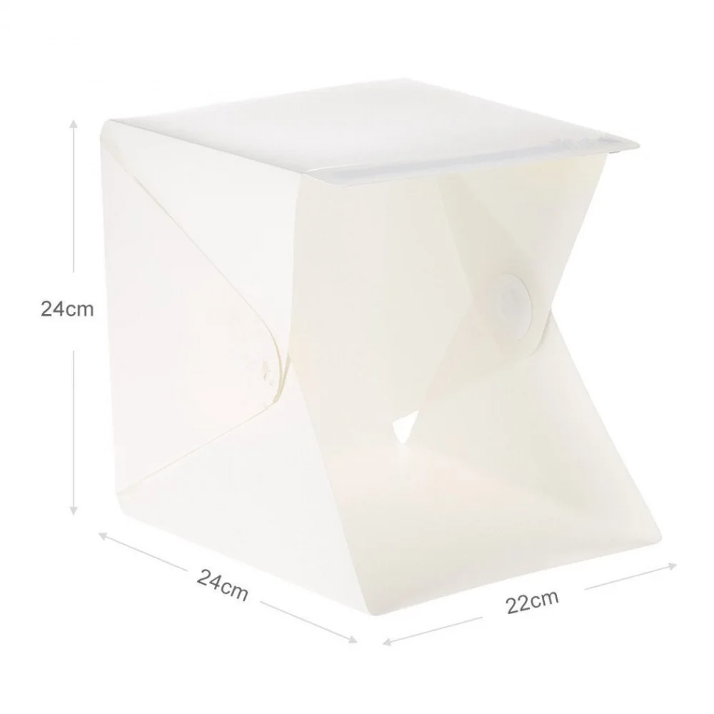 Mini Lightbox Photography 24cm Soft box LED Lighting Product Studio  Equipment