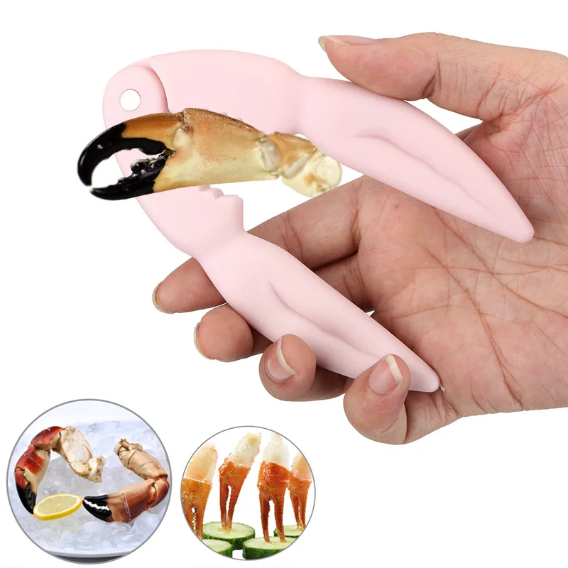 

Portable Walnut Nut Crackers Lobster Crab Claw Cracker Shell Opener Plastic Seafood Walnut Eating Tools Kitchen Accessories
