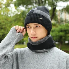 Новое поступление Лыжная вязаная шапочка Мужские Зимние шапки для мужчин шапки Теплые шапки мото зимние вязаные шапочки капот теплые шапочки воротник