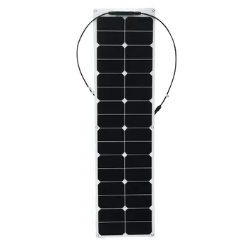 

XINPUGUANG ETFE flexible Watt 50W Flexible Solar Panel with Insulating Backsheet Sun Power Cells 18V 12V for RV Car Boat Camper