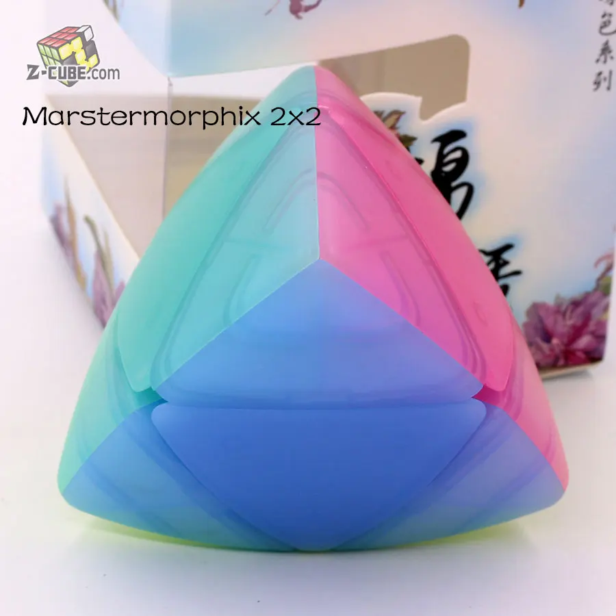 Magic cube Puzzle QiYi 2x2 3x3 4x4 5x5 странной формы Пирамида перекос Marstermorphix SQ1 квадратный-1 брелок прозрачные cube - Цвет: Marstercorphix 2x2