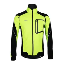 Winter Warm Up Fleece Bicycle Clothing Men Thermal Cycling Jacket Size M To XXXL Windproof Sports Coat MTB Bike Jersey