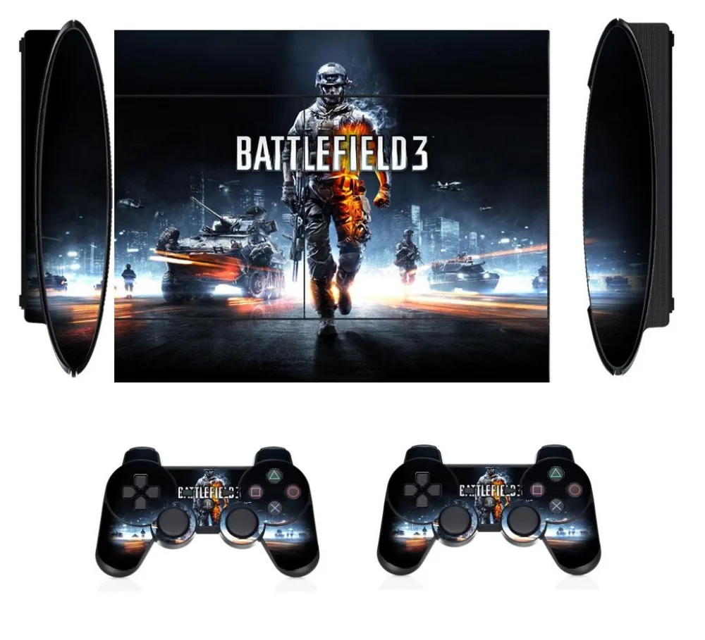 

Battle 202 Vinyl Skin Sticker Protector for Sony PS3 Super Slim 4000 and 2 controller skins Stickers
