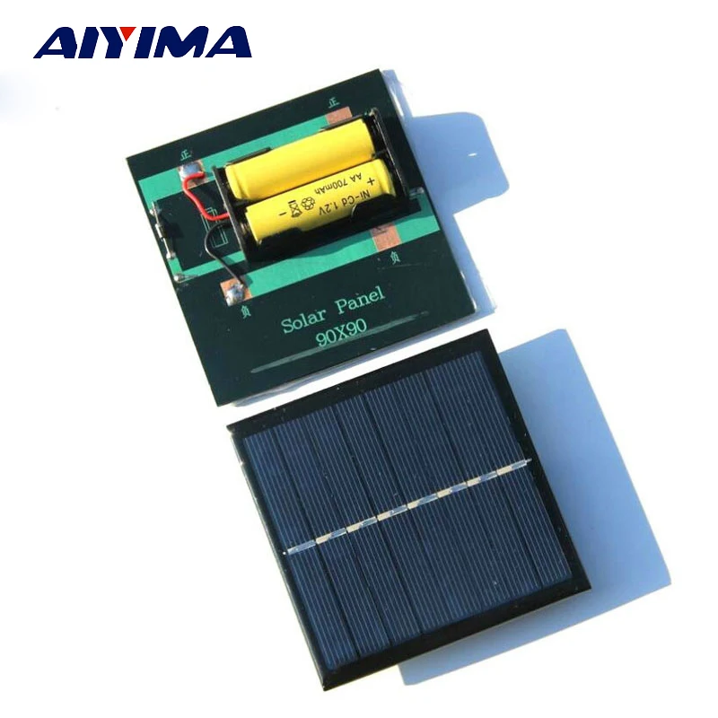 

SUNYIMA 1Pcs Solar Panel Solar Battery Charger 1W4V Solar Charging Board Solars Power Bank