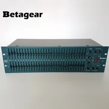 Betagear graphic equalizer audio fcs966 equaliser audio recording studio equipment dual 31 band equalizer dual graphic equalizer