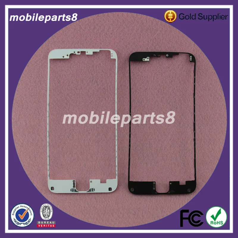 Сменные детали с рамкой для iPhone 6 plus ЖК-рамка черного или белого цвета клейкими