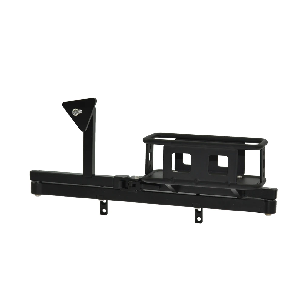 

RC Crawler Metal Rear Bumper and Spare Tire Rack /Carrier for 1/10 DEFENDER D90 D110 RC Crawler Car