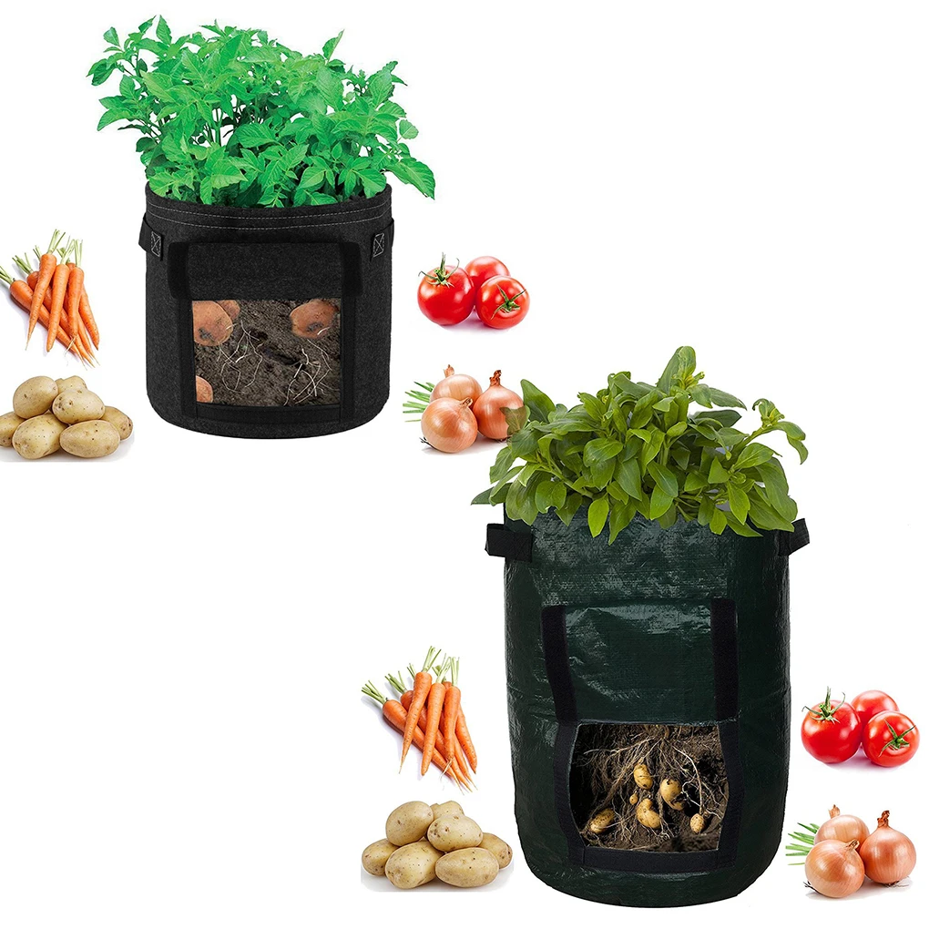 DIY Potato Grow Planter Cloth Planting Container Bag Vegetable ...