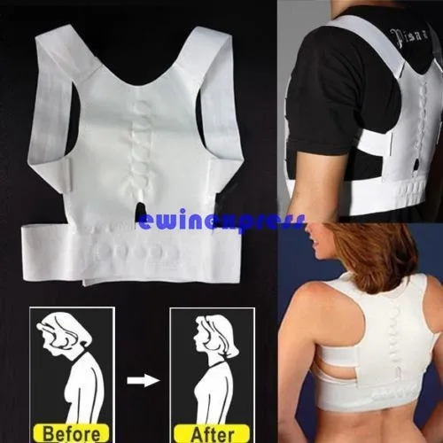 Magnetic Therapy Posture Back Shoulder Corrector Support Shoulder Brace Belt  (1)