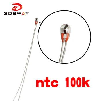 

3DSWAY 3D printer NTC thermistor 100 K Accuracy 1% B value 39501.8MM Temperature Sensor for RAMPS 1.4 Prusa Delta Printers
