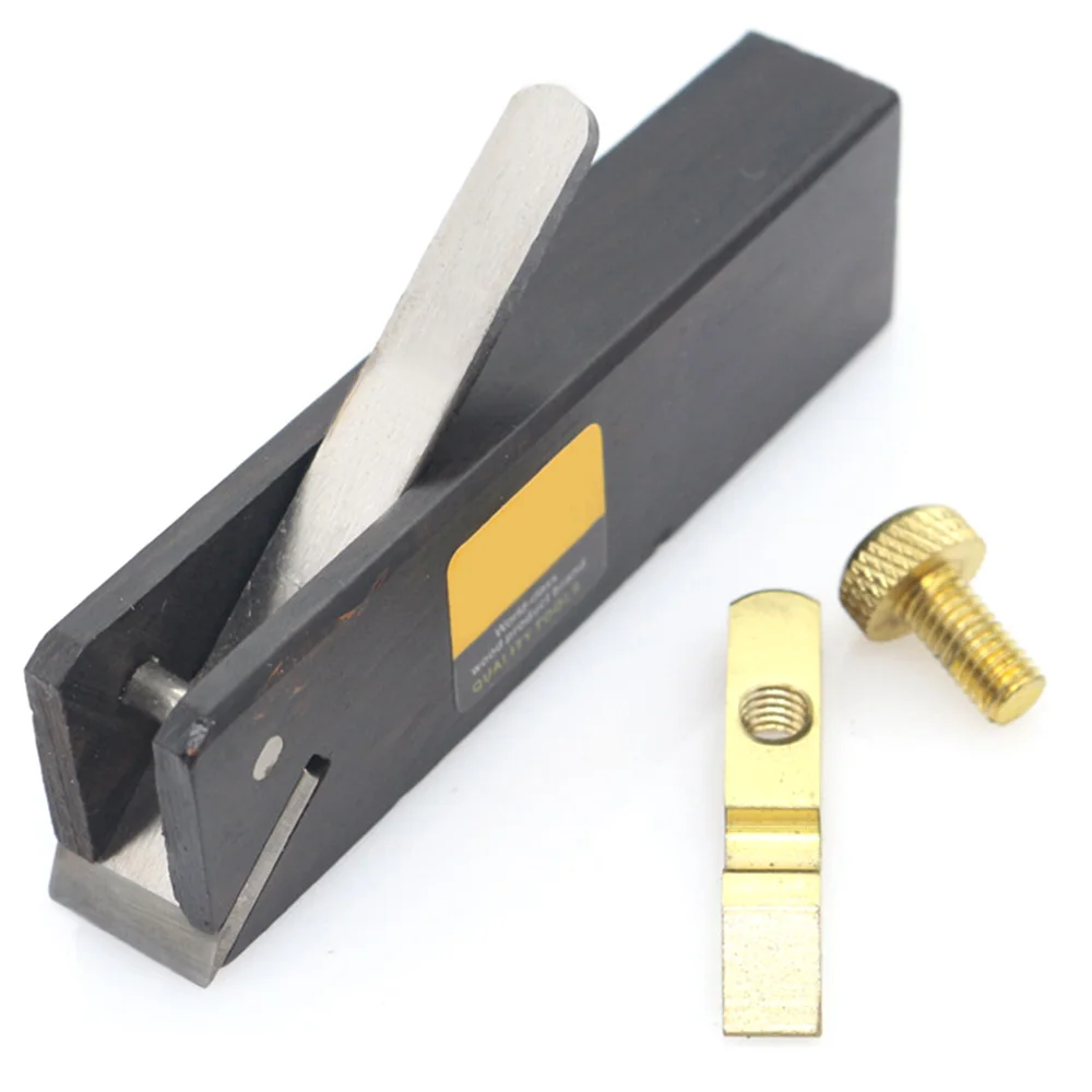 

Mini Wood Hand Plane Easy Operated Ebony Woodworking Tool Durable Angle Thread Plane Tool Violin Making Carpenter Tool