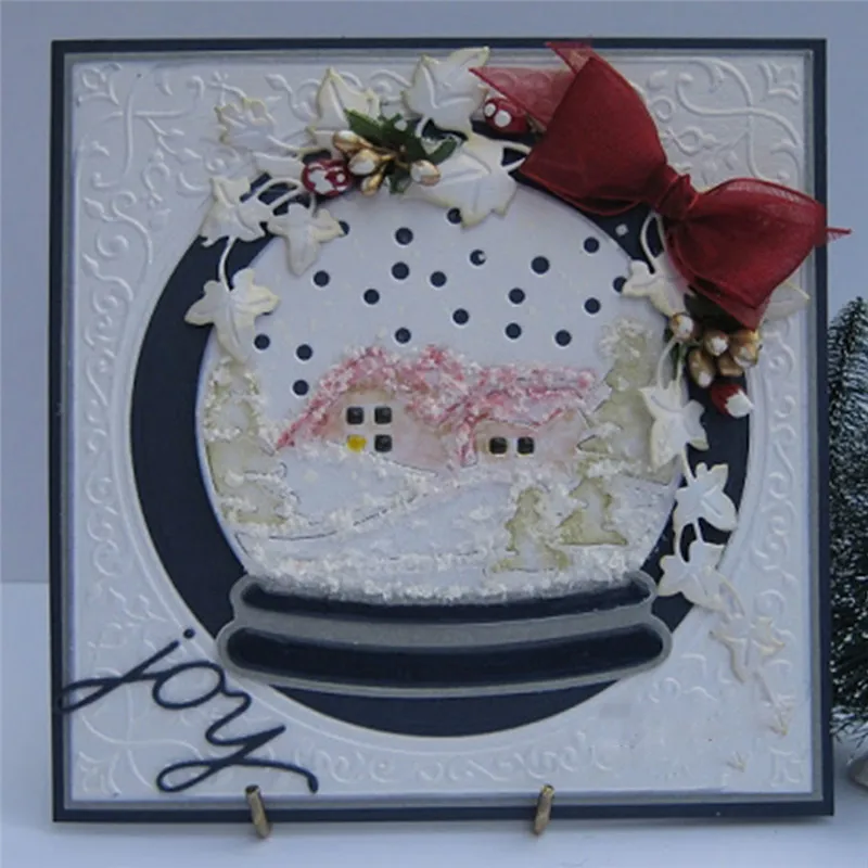 Aliexpress.com : Buy DiyArts Snowglobe Scene Metal Cutting Dies For Scrapbooking Card Making
