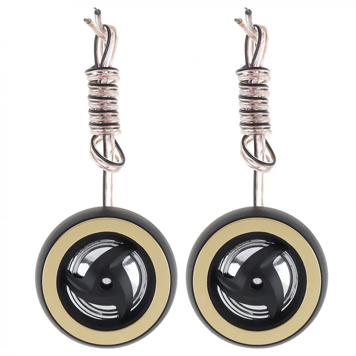 2pcs 150W 25mm High Efficiency Mini Dome Car Tweeter Speakers for Car Audio System