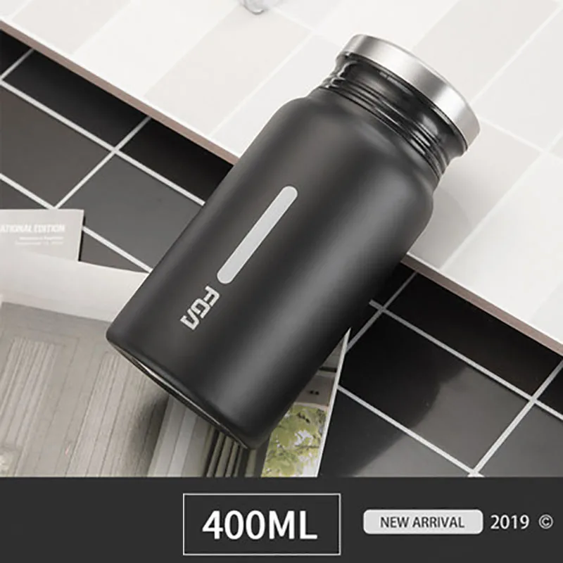 Style2 400ML Мода путешествия Термальность бутылки Нержавеющая сталь Вакуумная сушилка сосуд для горячей воды школы Кофе кружка-термос дома питьевой WKE249 - Цвет: Style2 400ML