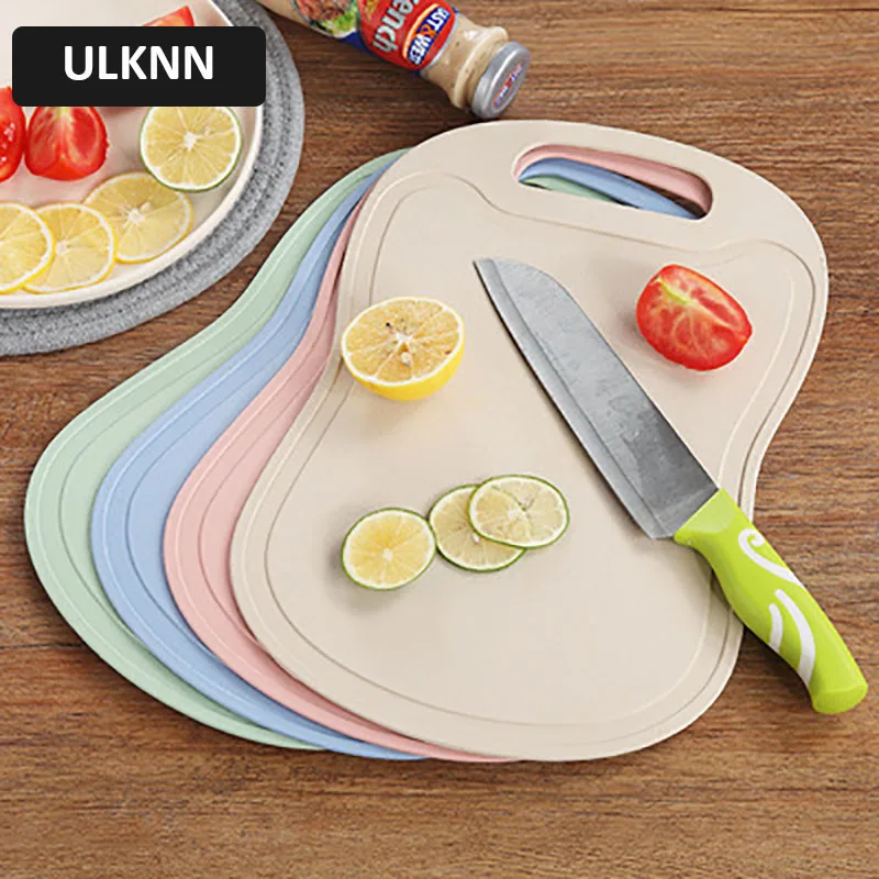 

Wheat straw Antibacterial Chopping Board Fruit Cutting Boards Kitchen Tools Multifunction Heat Resistant chopping Blocks