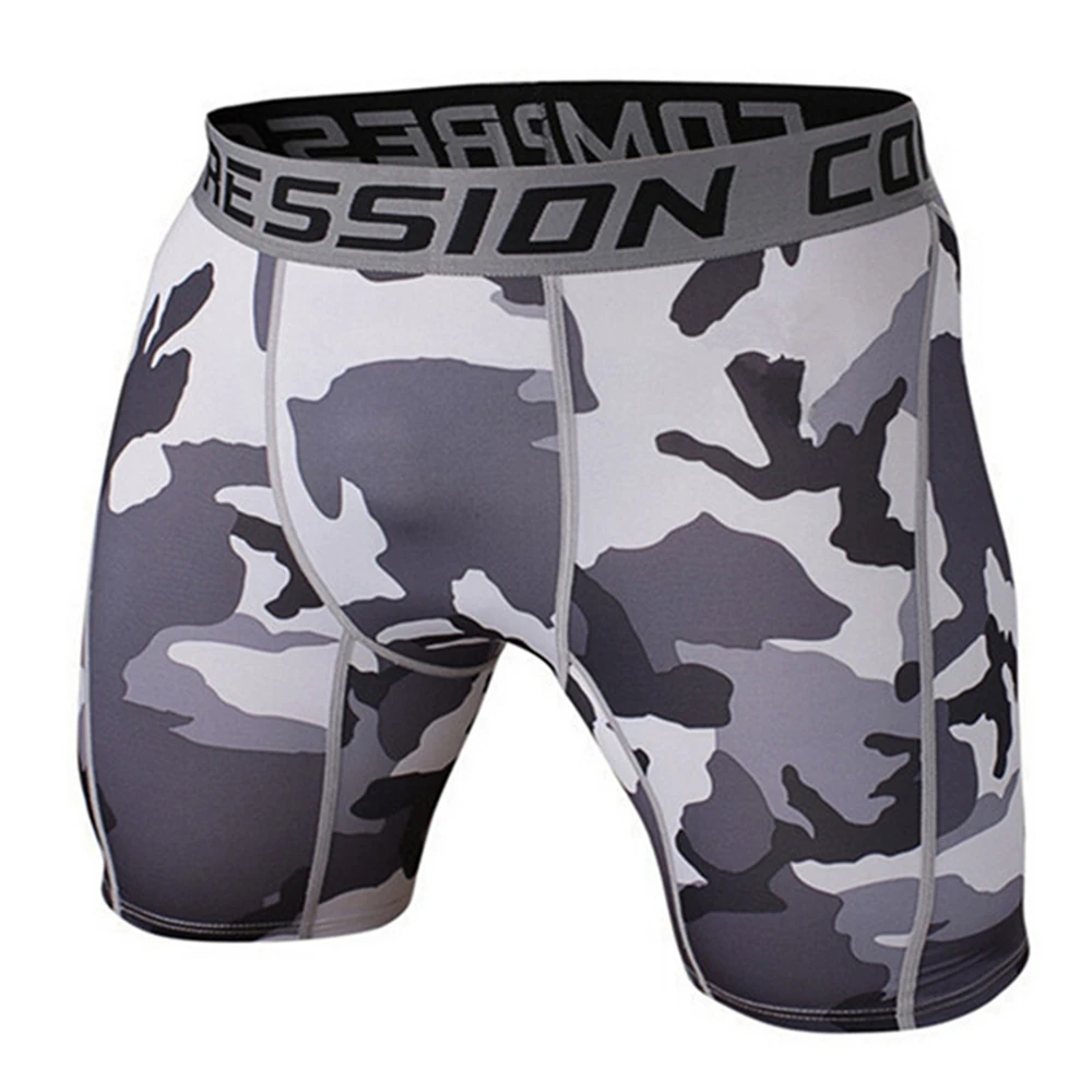 

12 Patterns Men's Compression Shorts 2018 Summer Camouflage Bermuda Shorts Fitness Men Cossfit Bodybuilding Tights Camo Shorts