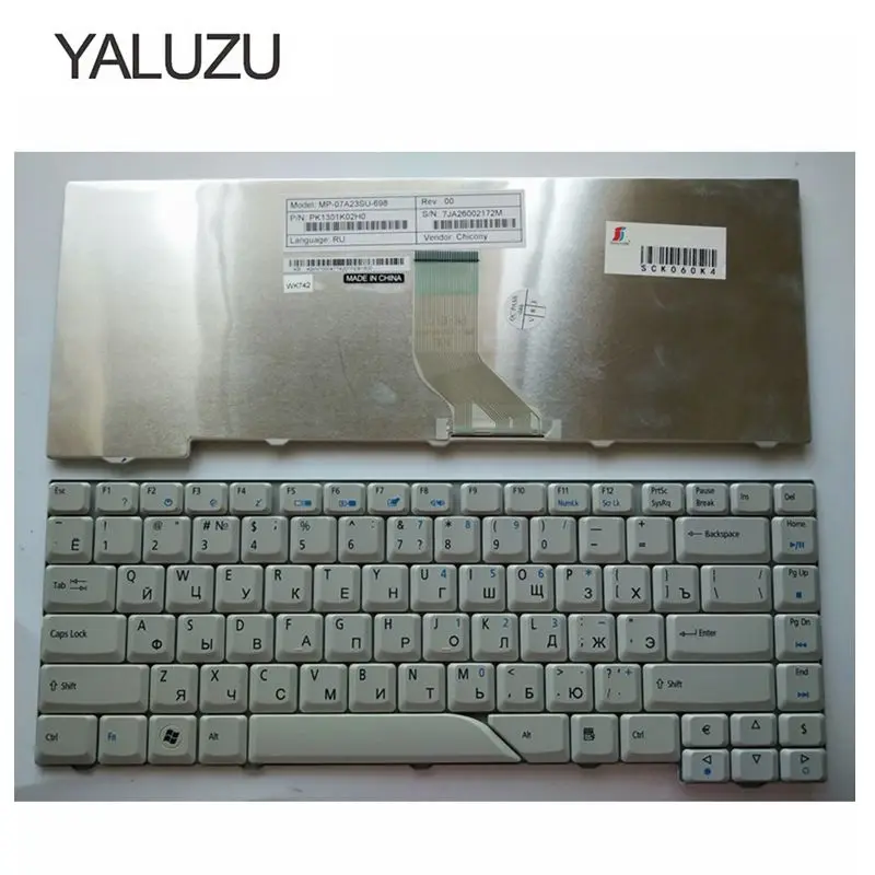  YALUZU Russian New Keyboard for Acer Aspire 5715 5715Z 5720G 5720Z 5720ZG 5910G 5920G 5920ZG 5930G 