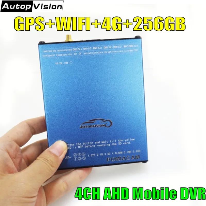 Прямая поставка с фабрики мини AHD DVR 4CH SD карта Мобильный DVR gps wifi g-сенсор 3g 4G Автомобильный автобус CCTV Мобильный DVR SDVR104