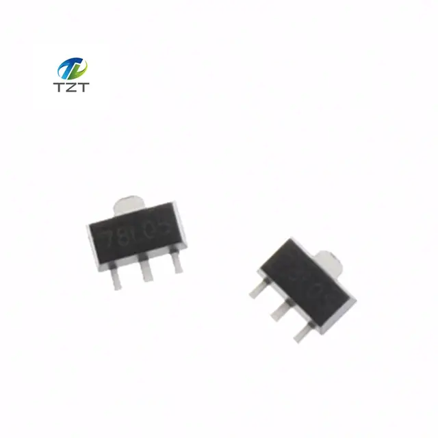 10PCS/LOT In reel 78L05 5V SOT 89 SMD three terminal voltage regulator ...