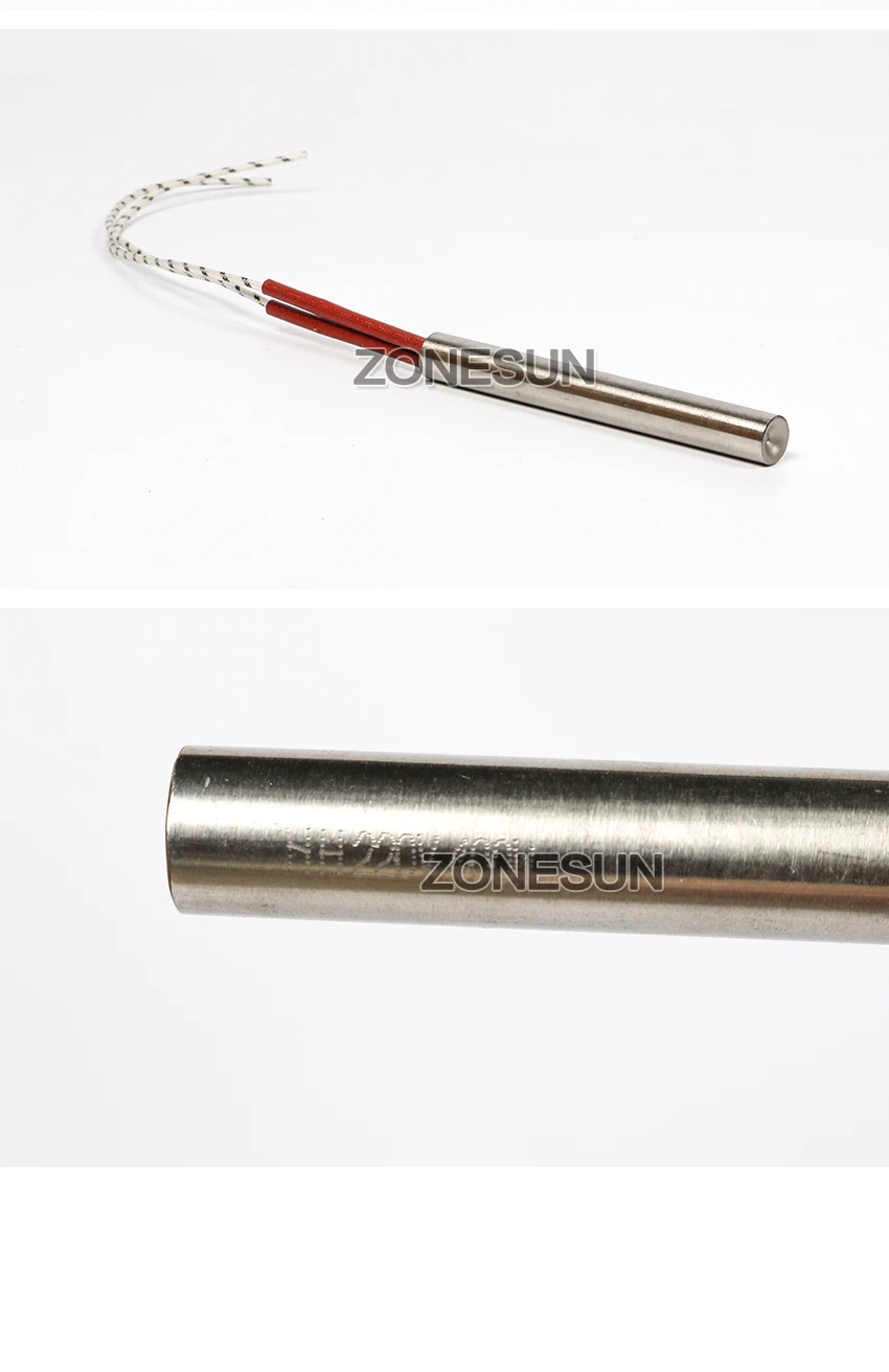ZONESUN 80 мм длина 5 шт. диаметр 6.8.10.12 мм Нагревательный элемент Плесень проводной Картридж нагреватель электроэнергии поколения
