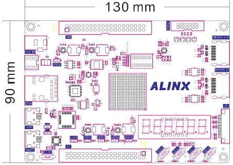 AX7035 XILINX FPGA макетная плата промышленного Artix-7 Artix7 XC7A35-2FGG484 с 256 Мб DDR3 Gigabit Ethernet