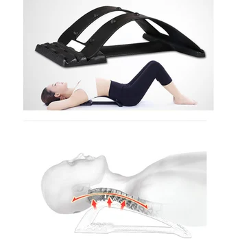 

Back Massage Magic Stretcher Fitness Equipment Stretch Relax Mate Stretcher Lumbar Support Spine Pain Relief Chiropractic