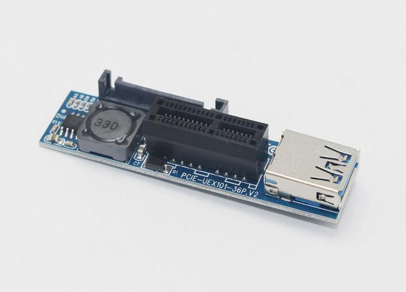 Адаптер расширения PCI E Express 1X до карта USB 3 0 кабель SATA питания для майнинга