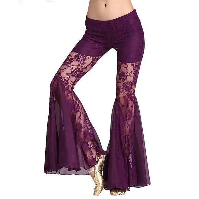 Новые женские брюки для танца живота сексуальные кружевные брюки для танцев Штаны для танца живота танец живота египетские брюки юбки ML