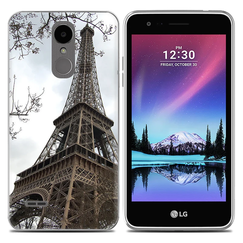 Drop Shipping TPU Soft Phone Case for LG K4 2017 X230 European Version 5-inch Fashion Pattern Colorful Painted |