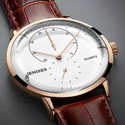 2019 мужские s часы лучший бренд класса люкс повседневные кожаные кварцевые часы мужские спортивные водостойкие часы подарок золотые часы