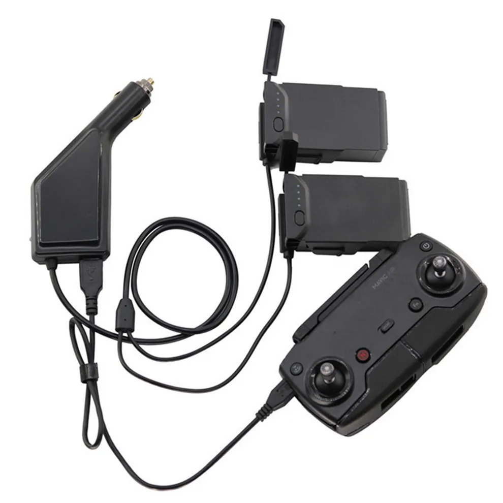 3in1 Car Charger Adapter For DJI Mavic Air Remote Control & Battery Charging Hub (5)