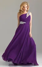 Vestido De Festa Longo Pink Formal Long Evening Dresses 2017 New Arrival One Shoulder Chiffon Robe De Soiree Abendkleider OL330