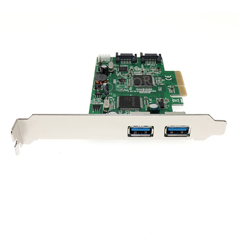 Внутренний 2 Порты SATA 6 Гбит/с+ 2 USB 3,0 PCI Express контроллер Combo карты PCIe для Dual USB3.0 SATA 3,0 Порты и разъёмы множитель