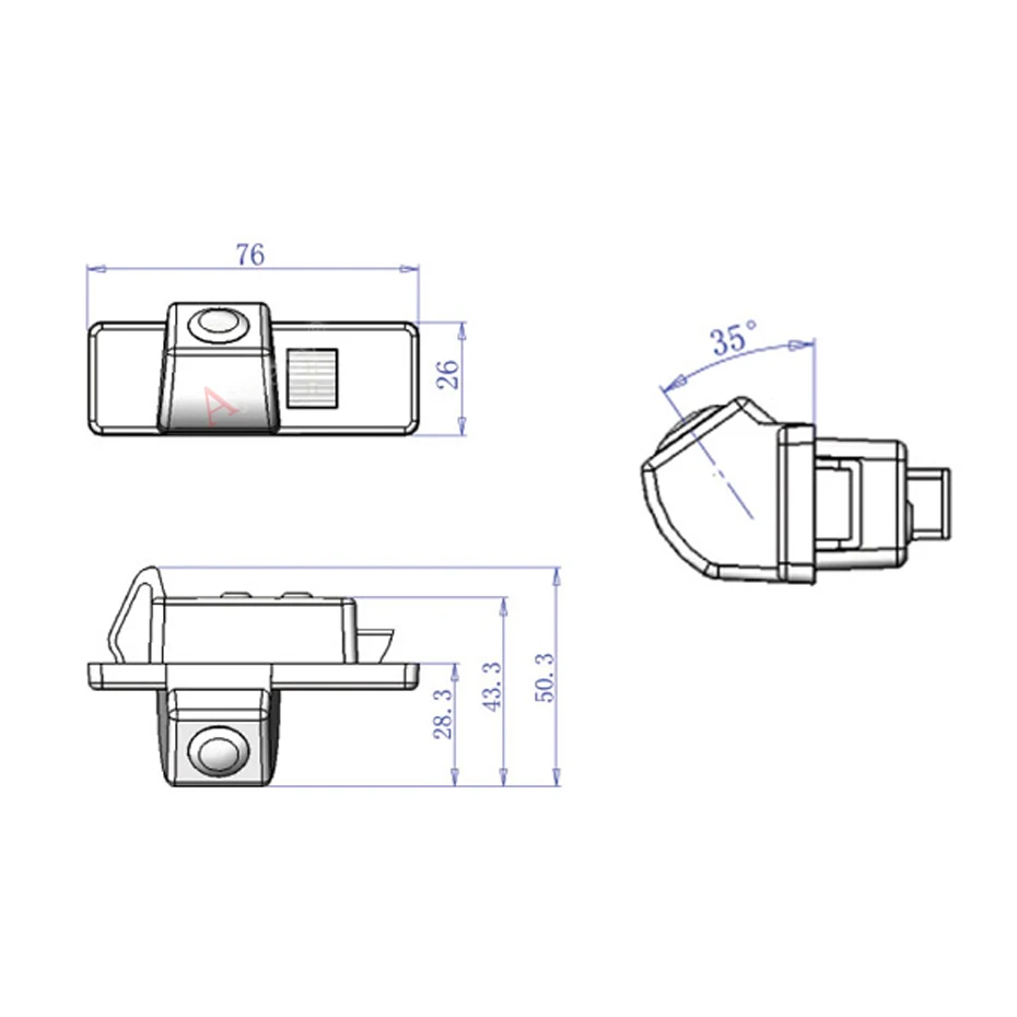 Камера заднего вида CCD HD для Nissan/QASHQAI/X-TRAIL/Geniss/Citroen/C4/C5/C-Triomphe/peugeot/307cc/Pathfinder/Dualis